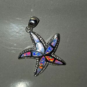 Starfish Australian Opal Necklace with chain